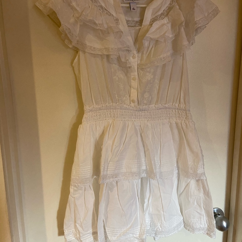 Still Available - LoveShackFancy x Target Penelope White Mini Dress